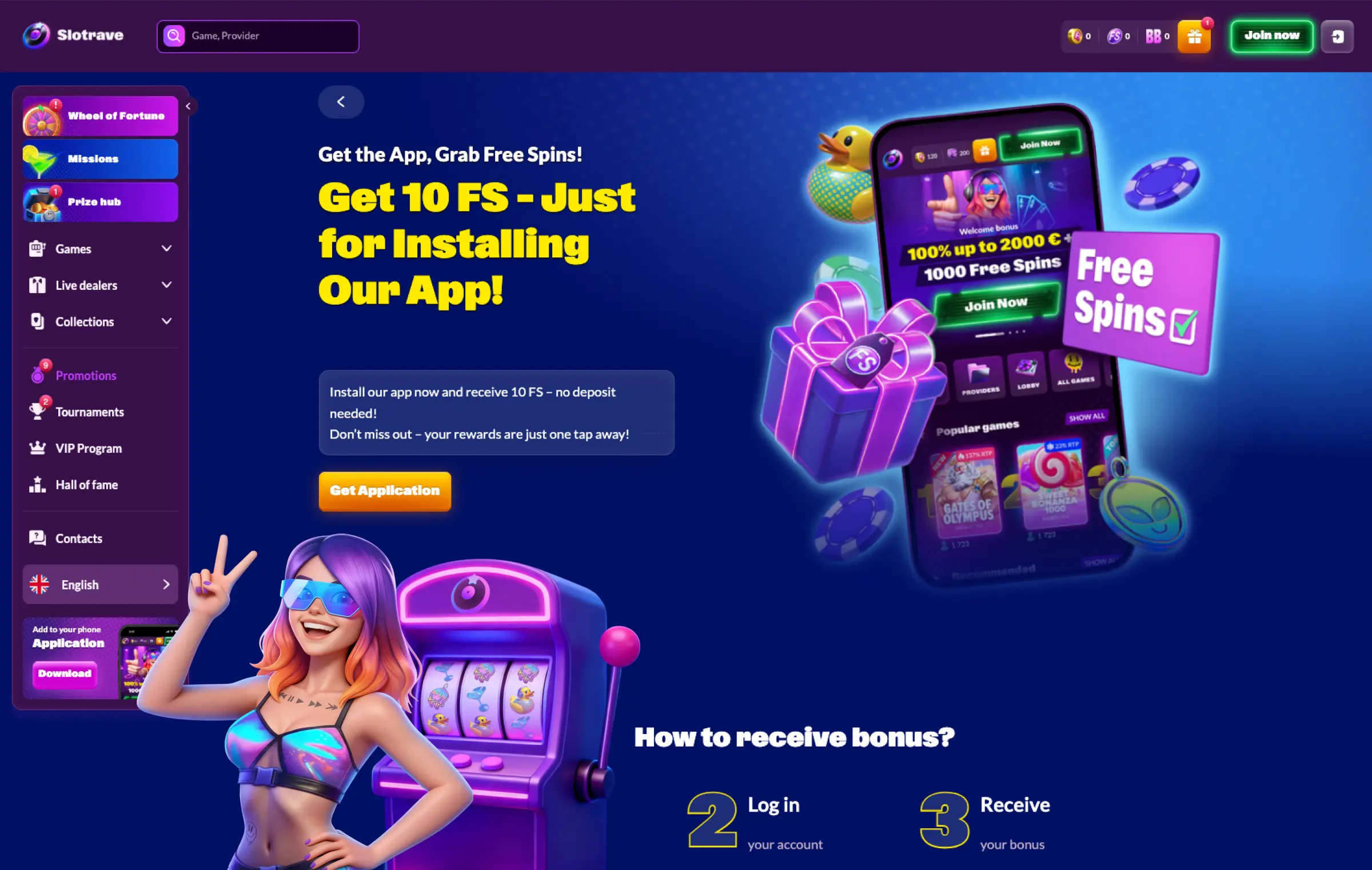 Slotrave Mobile Casino-App Slotrave Mobile Casino-App